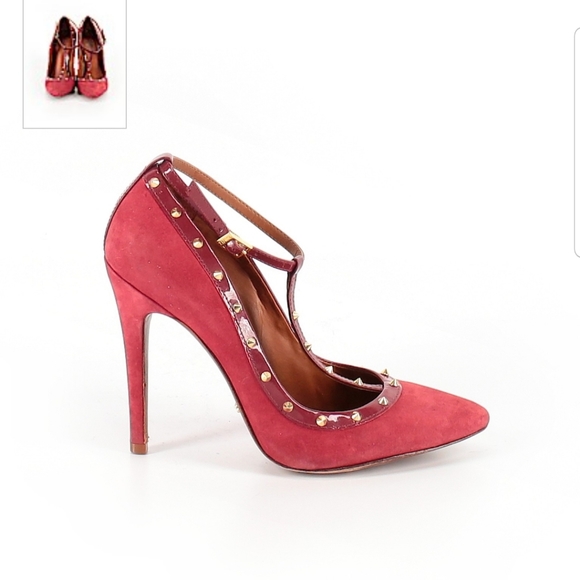 All leather Schutz studded heels - Picture 2 of 15